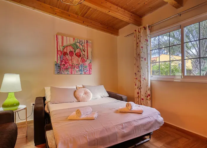 Hébergement de vacances Casa Vista Teide Con Jardin, Barbacoa Y Fuente Zen *