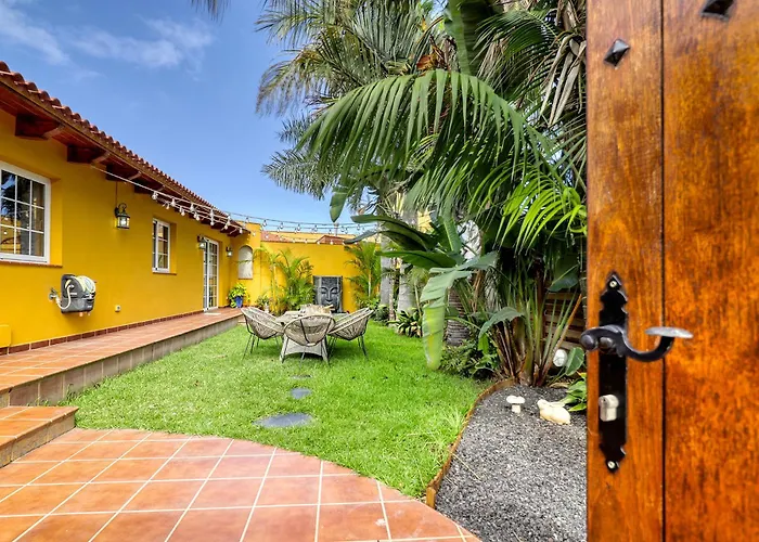 Hébergement de vacances Casa Vista Teide Con Jardin, Barbacoa Y Fuente Zen