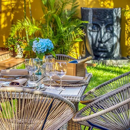 Casa Vista Teide Con Jardin, Barbacoa Y Fuente Zen 度假居 伊科德·德·洛斯·维诺斯